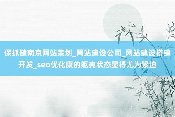 保抓健南京网站策划_网站建设公司_网站建设搭建开发_seo优化康的躯壳状态显得尤为紧迫